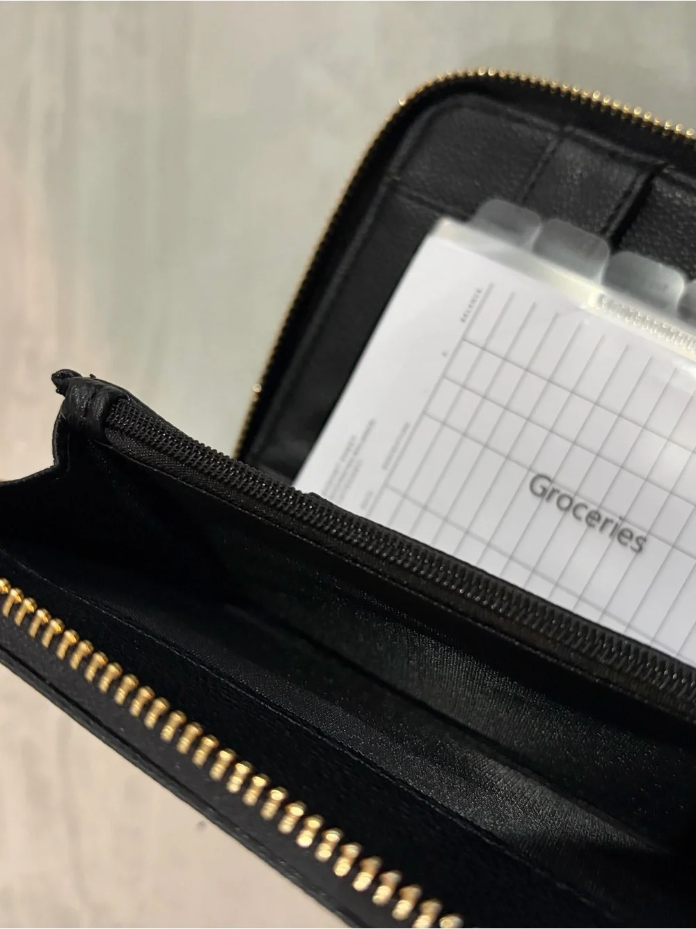 Black Zipper Pocket Planner from Christina Loves Planning